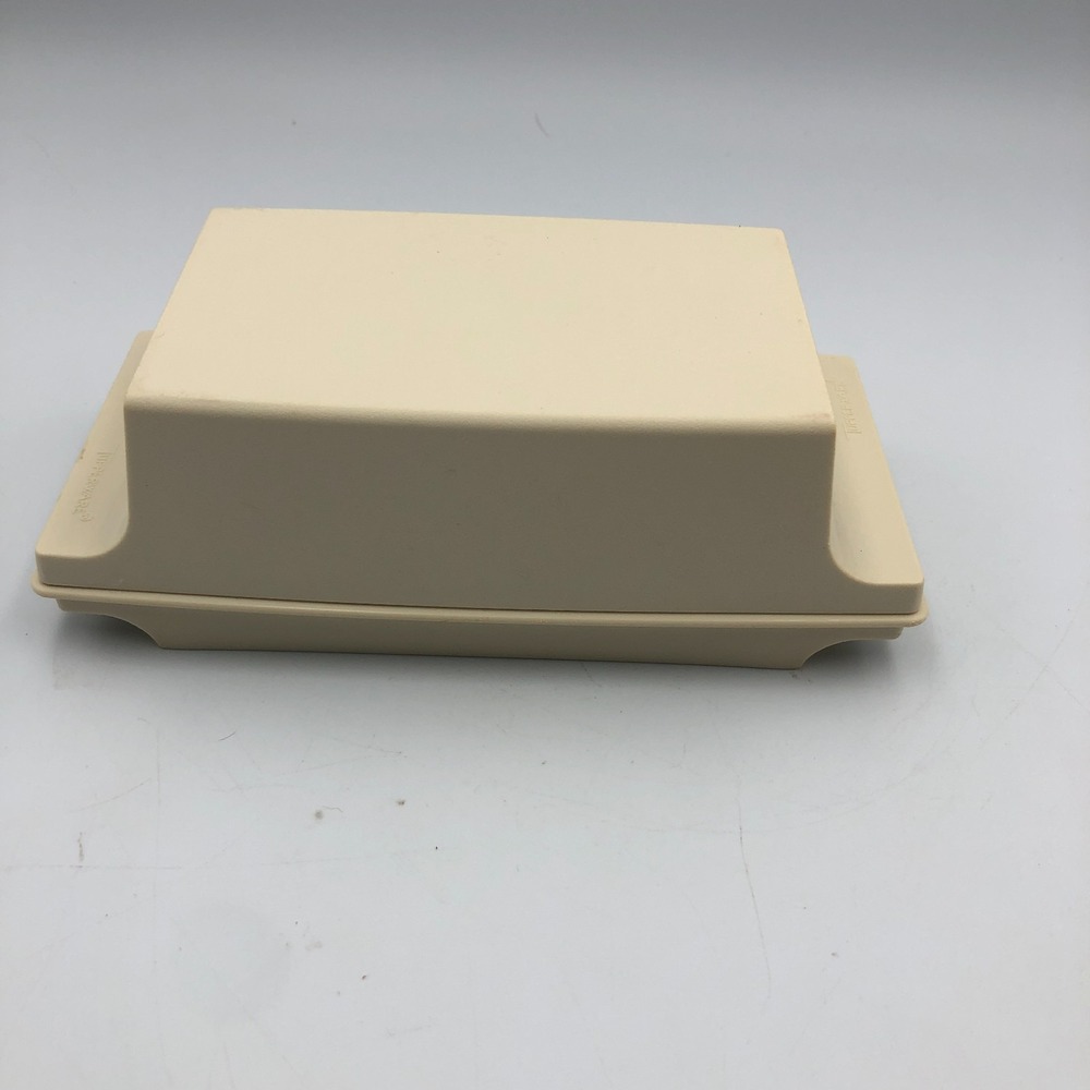 Vintage Tupperware Beige Butter Dish #1512-4 holds 2 sticks